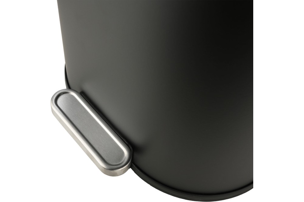 ESTIA ΚΑΔΟΣ ΑΠΟΡΡΙΜΑΤΩΝ OVOID SOFT CLOSE 30lt ΜΑΥΡΟΣ