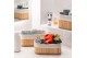 ESTIA ΚΑΛΑΘΙ ΟΡΓΑΝΩΣΗΣ BAMBOO ESSENTIALS 30x20cm ME ΕΠΕΝΔΥΣΗ