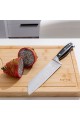 ESTIA ΜΑΧΑΙΡΙ SANTOKU BUTCHER ΑΝΟΞΕΙΔΩΤΟ 2.3mm ΜΕ ΛΕΠΙΔΑ 3CR14