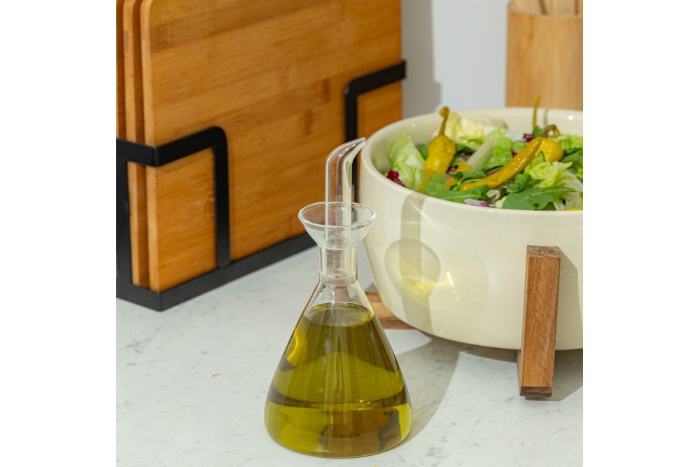 ESTIA ΜΠΟΥΚΑΛΙ ΓΙΑ ΛΑΔΙ & ΞΥΔΙ ΓΥΑΛΙΝΟ 250ml ME ΡΟΗ