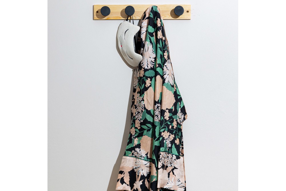 ESTIA ΚΡΕΜΑΣΤΡΑ ΤΟΙΧΟΥ ΞΥΛΙΝΗ 40x6x6cm 4 ΘΕΣΕΩΝ