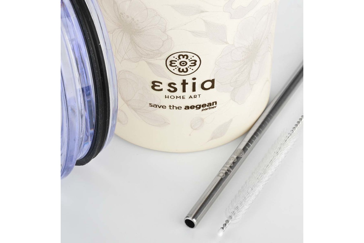 ESTIA ΘΕΡΜΟΣ COFFEE MUG SAVE THE AEGEAN 350ml TERRA SERENITY ESTIA ΘΕΡΜΟΣ COFFEE MUG SAVE THE AEGEAN 350ml TERRA SERENITY