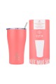 ESTIA ΘΕΡΜΟΣ COFFEE MUG SAVE THE AEGEAN 500ml FUSION CORAL ESTIA ΘΕΡΜΟΣ COFFEE MUG SAVE THE AEGEAN 500ml FUSION CORAL