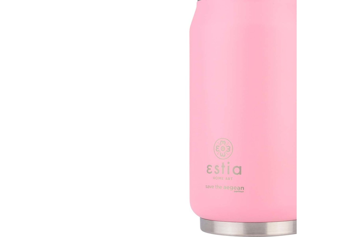 ESTIA ΘΕΡΜΟΣ TRAVEL CUP SAVE THE AEGEAN 300ml BLOSSOM ROSE