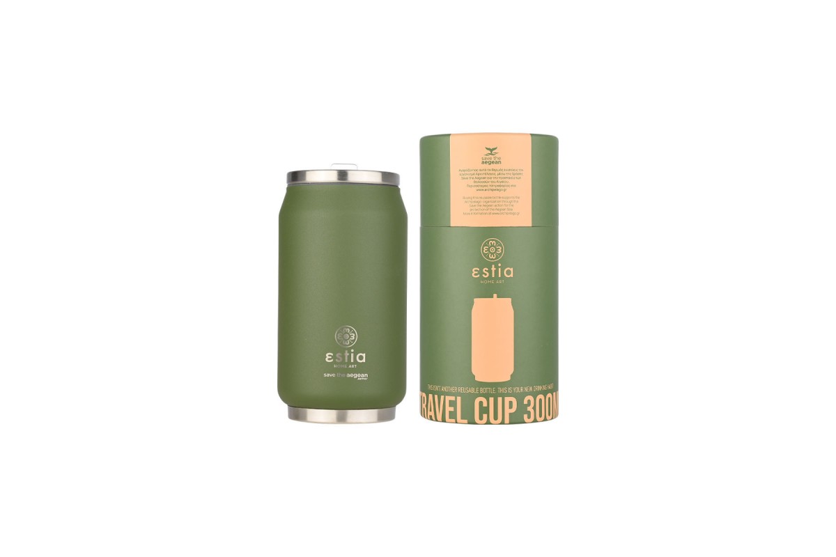 ESTIA ΘΕΡΜΟΣ TRAVEL CUP SAVE THE AEGEAN 300ml FOREST SPIRIT