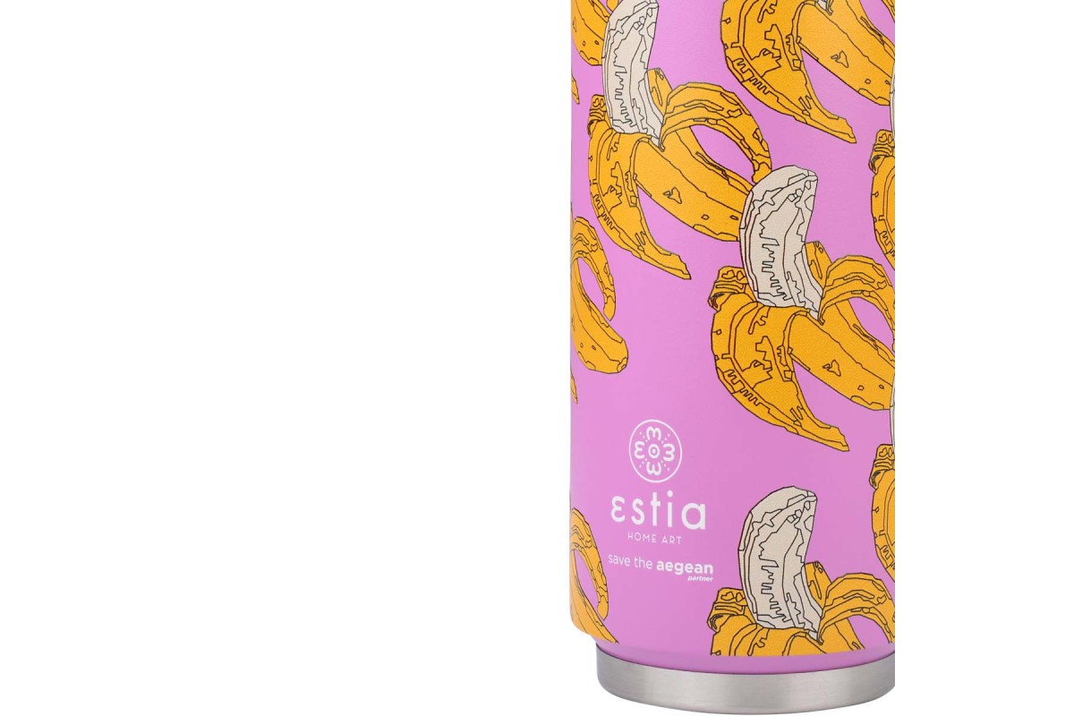 ESTIA ΘΕΡΜΟΣ TRAVEL CUP SAVE THE AEGEAN 500ml BANANA SWIRL