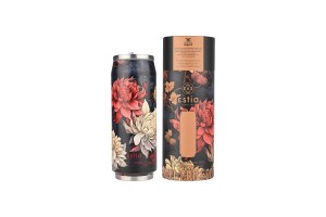 ESTIA ΘΕΡΜΟΣ TRAVEL CUP SAVE THE AEGEAN 500ml MIDNIGHT BLOSSOM