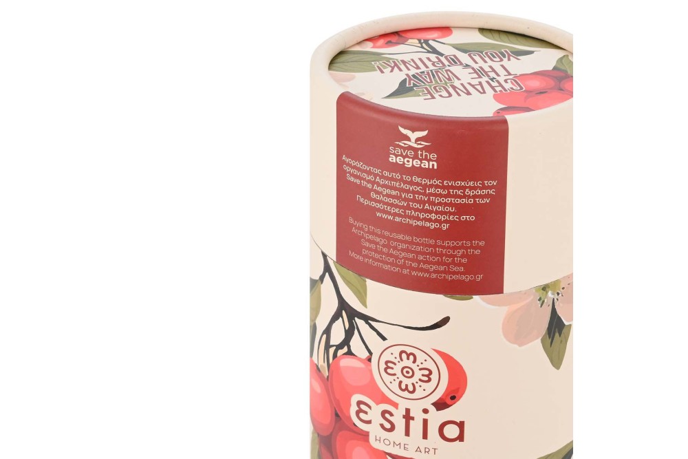 ESTIA ΘΕΡΜΟΣ TRAVEL CUP SAVE THE AEGEAN 500ml SAKURA WHISPER