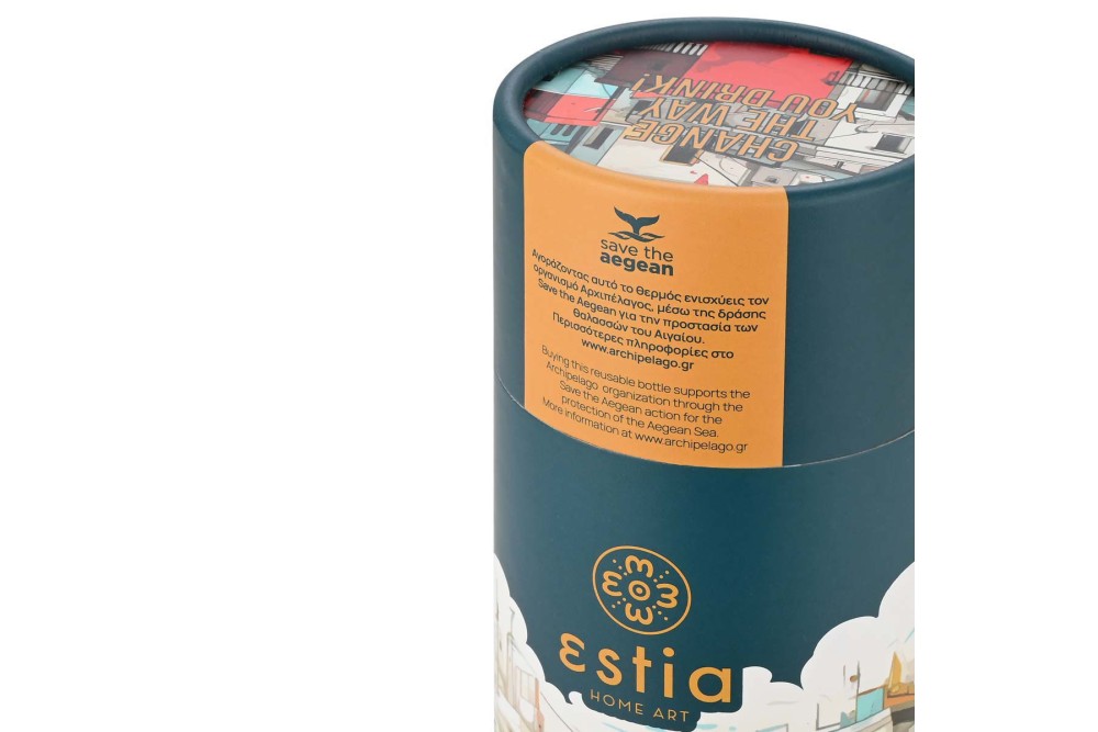 ESTIA ΘΕΡΜΟΣ TRAVEL CUP SAVE THE AEGEAN 500ml URBAN MYTHOS