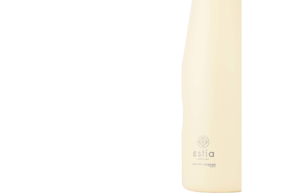 ESTIA ΘΕΡΜΟΣ TRAVEL FLASK SAVE THE AEGEAN 500ml LILY WHITE