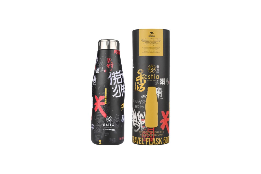 ESTIA ΘΕΡΜΟΣ TRAVEL FLASK SAVE THE AEGEAN 500ml TOKYO UNDERGROUND