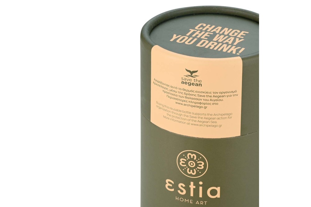 ESTIA ΘΕΡΜΟΣ TRAVEL FLASK SAVE THE AEGEAN 350ml FOREST SPIRIT