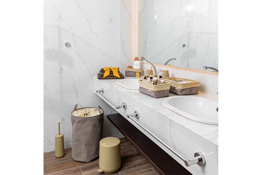 ESTIA ΚΑΛΑΘΙ ΑΠΛΥΤΩΝ FJORD ΜΕ ΧΕΡΟΥΛΙΑ 36x36x50cm DRIFTWOOD