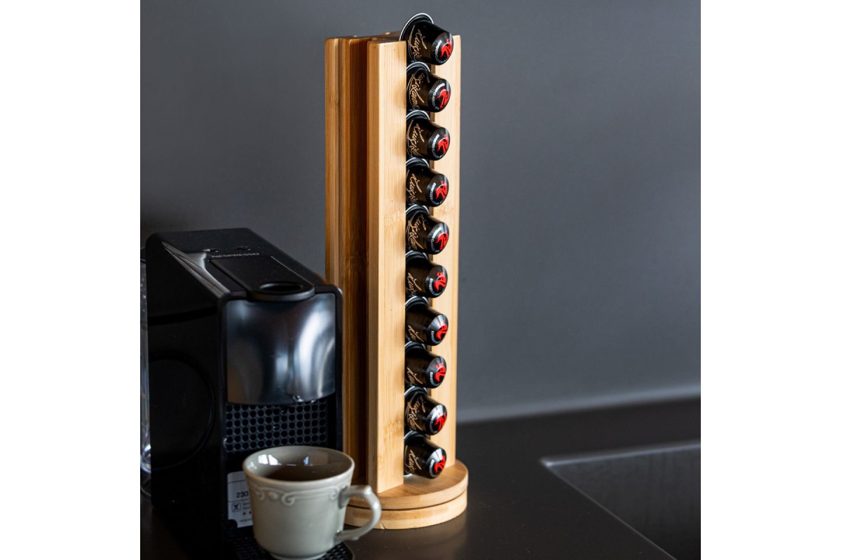 ESTIA ΒΑΣΗ ΓΙΑ ΚΑΨΟΥΛΕΣ ESPRESSO BAMBOO ESSENTIALS 36 ΘΕΣΕΩΝ ΠΕΡΙΣΤΡΕΦΟΜΕΝΗ ESTIA ΒΑΣΗ ΓΙΑ ΚΑΨΟΥΛΕΣ ESPRESSO BAMBOO ESSENTIALS 36 ΘΕΣΕΩΝ ΠΕΡΙΣΤΡΕΦΟΜΕΝΗ