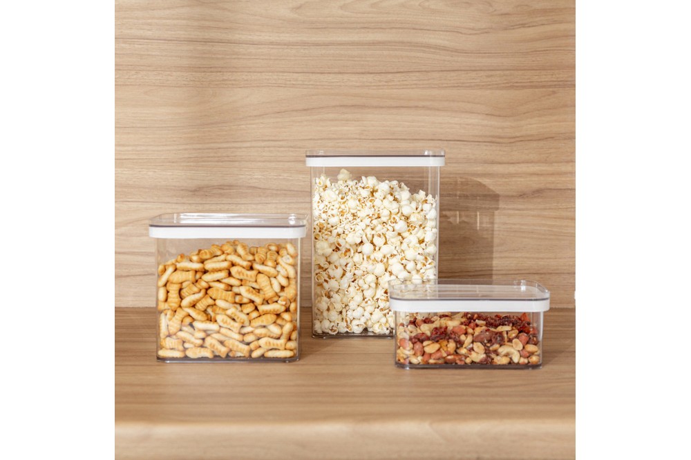 ESTIA ΔΟΧΕΙΟ ΑΠΟΘΗΚΕΥΣΗΣ ΠΛΑΣΤΙΚΟ 750ml ΔΙΑΦΑΝΕΣ ΣΤΟΙΒΑΖΟΜΕΝΟ