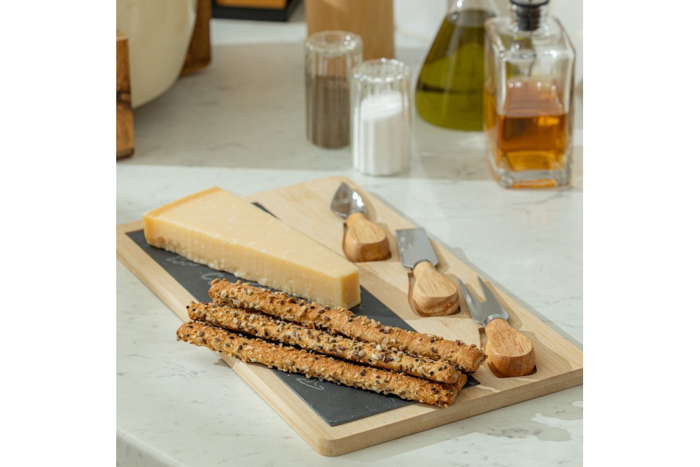 ESTIA ΠΛΑΤΩ ΣΕΡΒΙΡΙΣΜΑΤΟΣ ΣΧΙΣΤΟΛΙΘΟΥ ΜΕ ΞΥΛΙΝΗ ΒΑΣΗ & ΑΞΕΣΟΥΑΡ 33x19cm