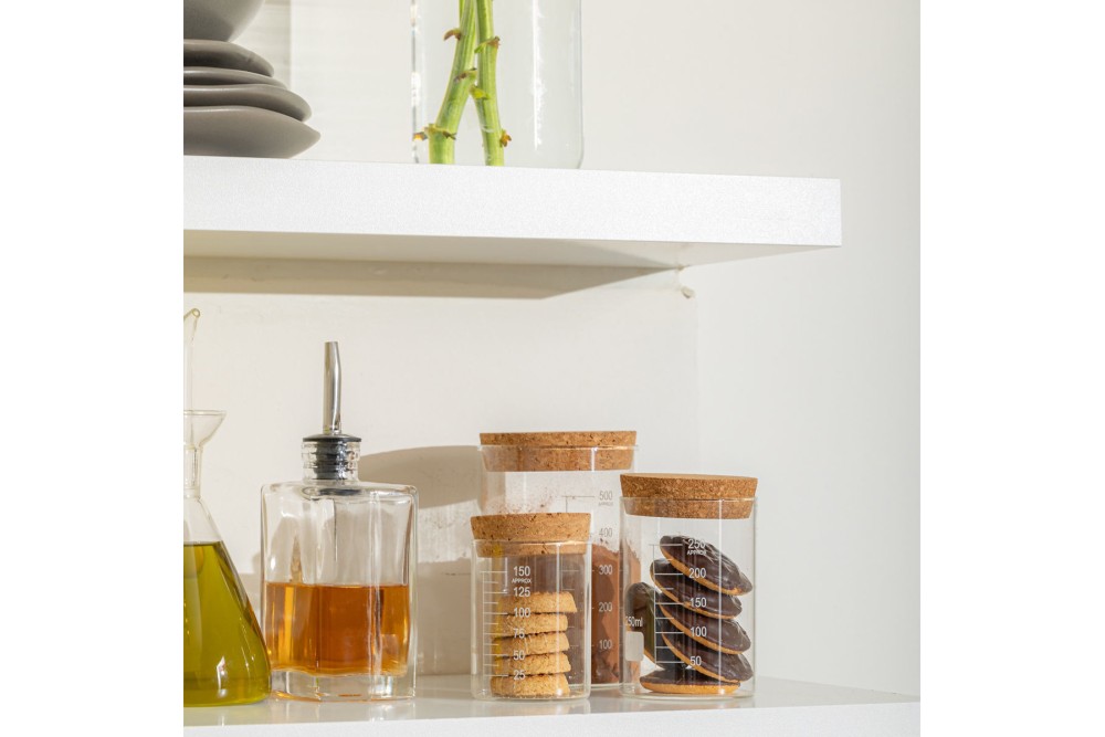 ESTIA ΔΟΧΕΙΟ ΑΠΟΘΗΚΕΥΣΗΣ ΓΥΑΛΙΝΟ 250ml ΜΕ ΚΑΠΑΚΙ ΦΕΛΛΟΥ