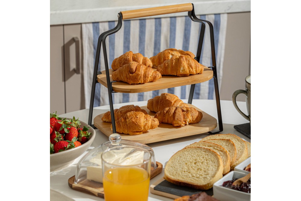 ESTIA ΔΙΣΚΟΣ ΣΕΡΒΙΡΙΣΜΑΤΟΣ BAMBOO ESSENTIALS ΔΙΟΡΟΦΟΣ