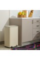 ESTIA ΚΑΔΟΣ ΑΠΟΡΡΙΜΑΤΩΝ CUBIC SOFT CLOSE 30lt IVORY
