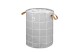 ESTIA ΚΑΛΑΘΙ ΑΠΛΥΤΩΝ CHECKERED 60lt ΠΤΥΣΣΟΜΕΝΟ ΜΕ ΧΕΡΟΥΛΙΑ 40x40x50cm