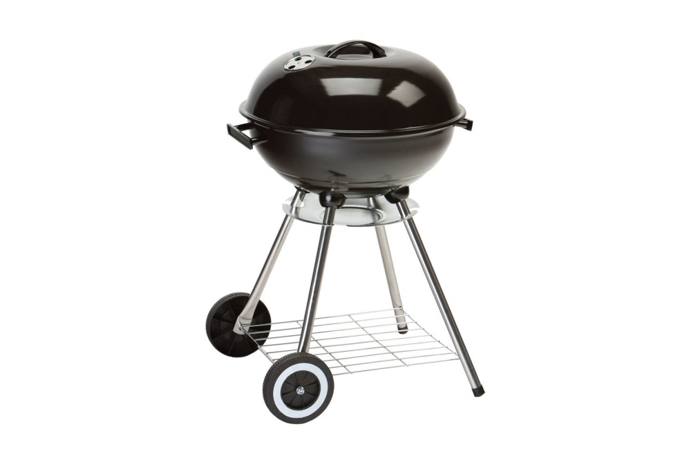 TERRA ΨΗΣΤΑΡΙΑ ΚΑΡΒΟΥΝΟΥ BBQ 44cm ΜΕ ΚΑΠΑΚΙ ΚΑΙ ΡΟΔΕΣ ΜΕΤΑΦΟΡΑΣ