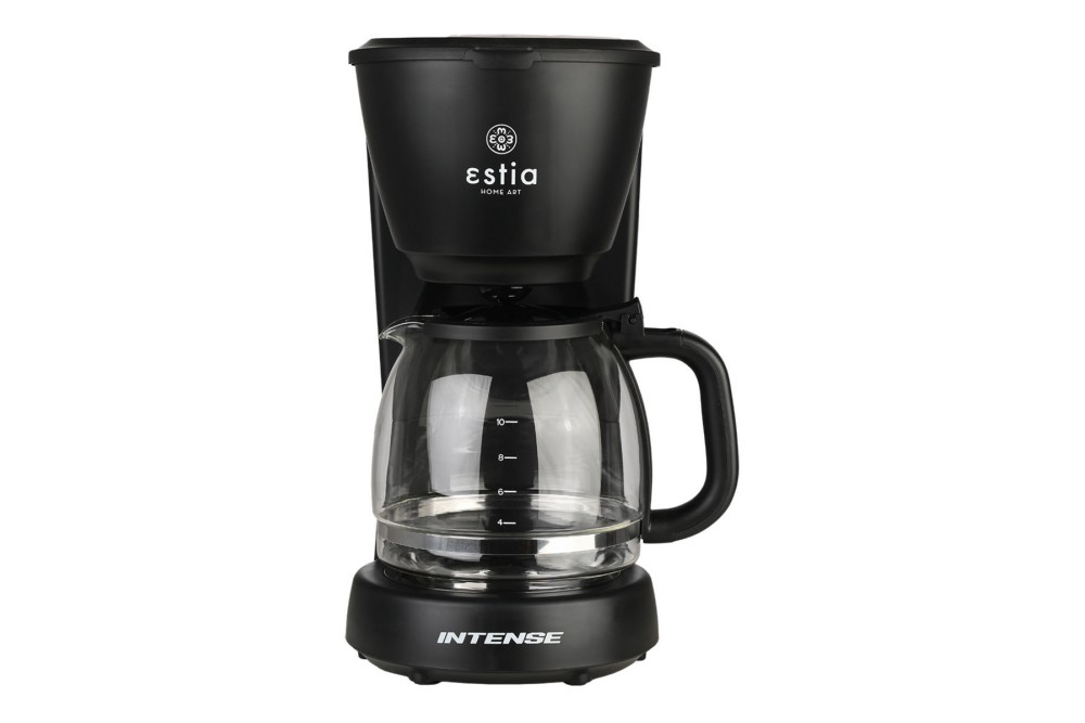 ESTIA ΚΑΦΕΤΙΕΡΑ ΦΙΛΤΡΟΥ INTENSE DARK ΠΛΑΣΤΙΚΗ 1000w ΜΕ ΓΥΑΛΙΝΗ ΚΑΝΑΤΑ 1.25lt ΜΑΤ