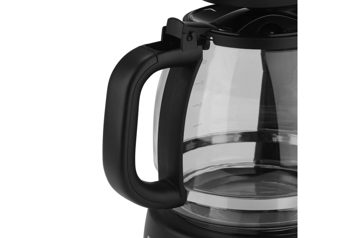 ESTIA ΚΑΦΕΤΙΕΡΑ ΦΙΛΤΡΟΥ INTENSE DARK ΠΛΑΣΤΙΚΗ 1000w ΜΕ ΓΥΑΛΙΝΗ ΚΑΝΑΤΑ 1.25lt ΜΑΤ