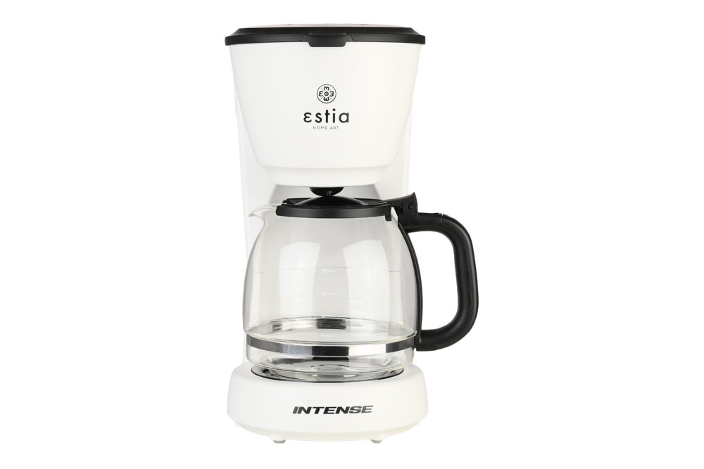ESTIA ΚΑΦΕΤΙΕΡΑ ΦΙΛΤΡΟΥ INTENSE LUMINUS ΠΛΑΣΤΙΚΗ 1000w ΜΕ ΓΥΑΛΙΝΗ ΚΑΝΑΤΑ 1.25lt ΜΑΤ