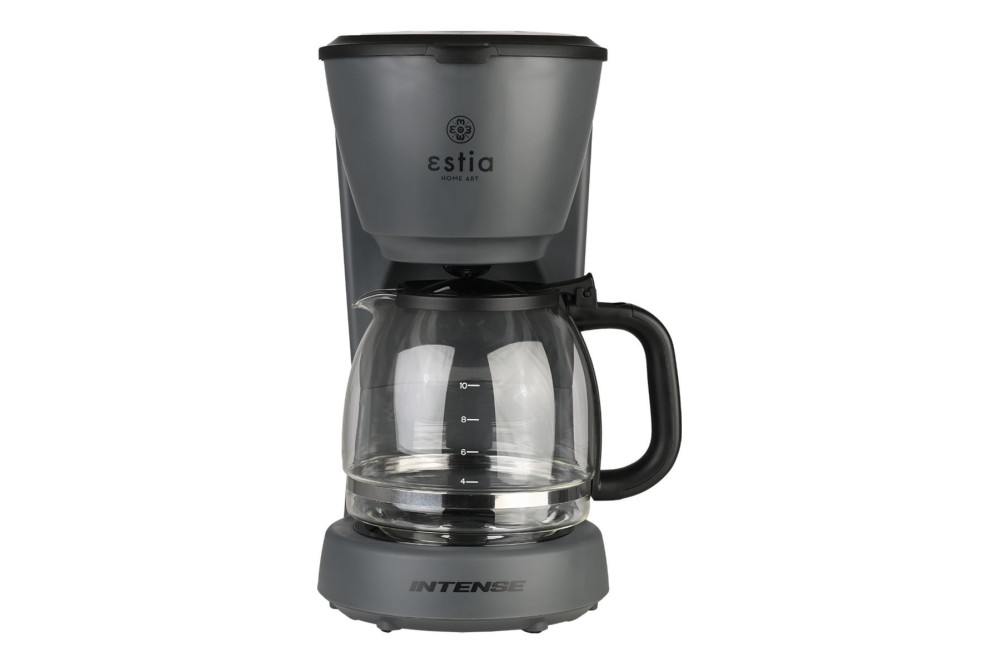 ESTIA ΚΑΦΕΤΙΕΡΑ ΦΙΛΤΡΟΥ INTENSE MISTY ΠΛΑΣΤΙΚΗ 1000w ΜΕ ΓΥΑΛΙΝΗ ΚΑΝΑΤΑ 1.25lt ΜΑΤ