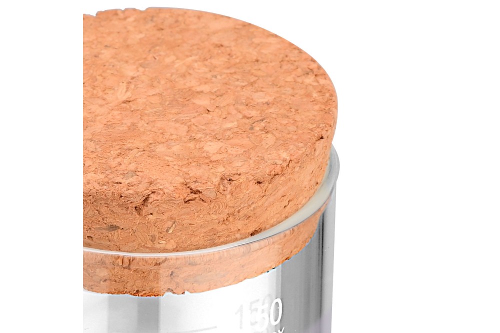 ESTIA ΔΟΧΕΙΟ ΑΠΟΘΗΚΕΥΣΗΣ ΓΥΑΛΙΝΟ 150ml ΜΕ ΚΑΠΑΚΙ ΦΕΛΛΟΥ