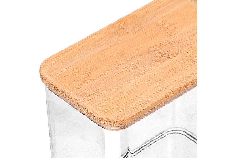 ESTIA ΔΟΧΕΙΟ ΑΠΟΘΗΚΕΥΣΗΣ BAMBOO ESSENTIALS ΠΛΑΣΤΙΚΟ 1650ml ΣΤΟΙΒΑΖΟΜΕΝΟ