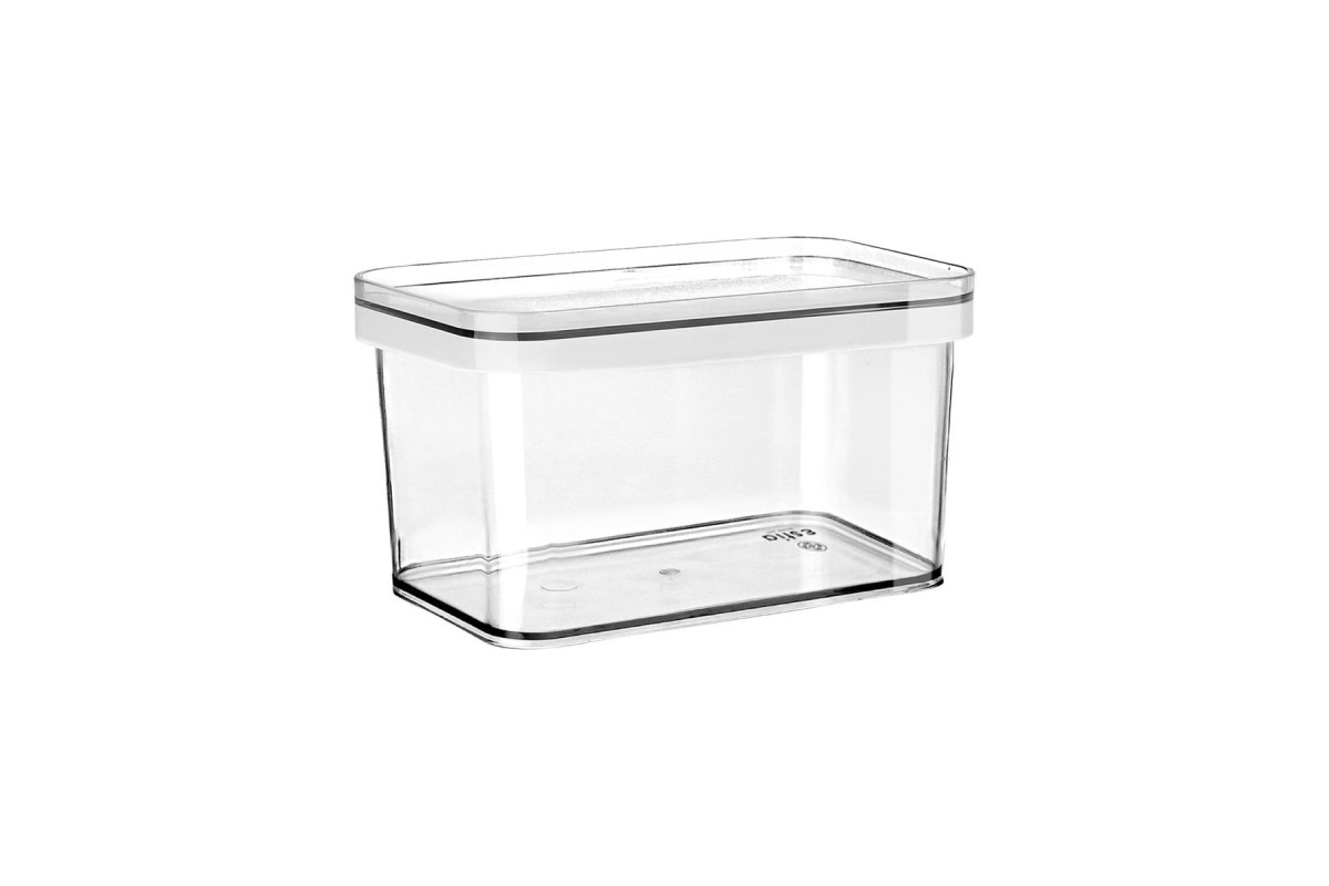 ESTIA ΔΟΧΕΙΟ ΑΠΟΘΗΚΕΥΣΗΣ ΠΛΑΣΤΙΚΟ 750ml ΔΙΑΦΑΝΕΣ ΣΤΟΙΒΑΖΟΜΕΝΟ