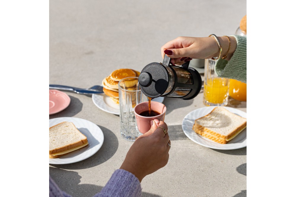 ESTIA ΚΑΦΕΤΙΕΡΑ ΓΥΑΛΙΝΗ ΜΕ ΕΜΒΟΛΟ 600ml