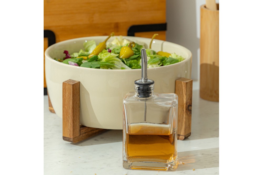 ESTIA ΜΠΟΥΚΑΛΙ ΓΙΑ ΛΑΔΙ & ΞΥΔΙ ΓΥΑΛΙΝΟ 300ml ΜΕ ΡΟΗ