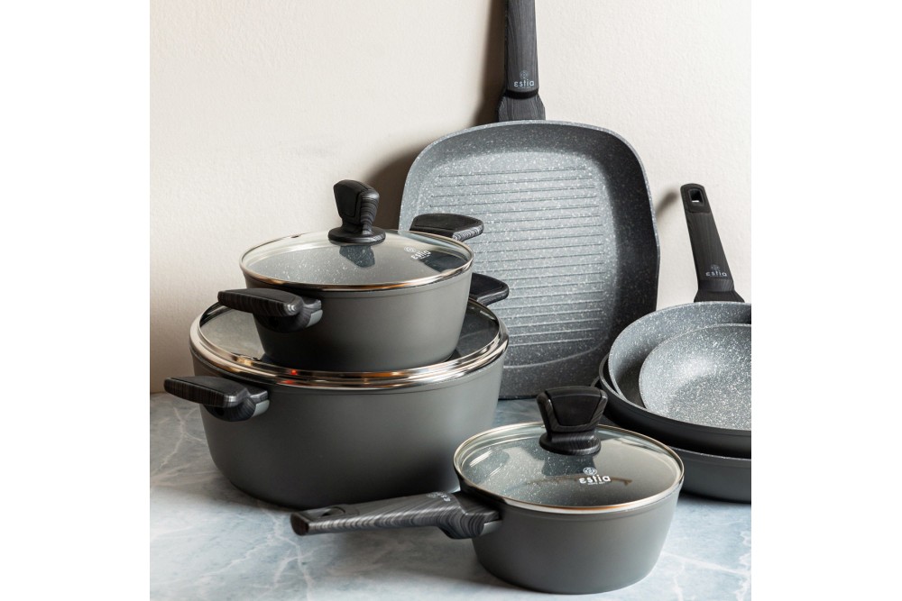 ESTIA ΤΗΓΑΝΙ CUISSON ΑΝΤΙΚΟΛΛΗΤΙΚΟ ΠΡΕΣΣΑΡΙΣΤΟΥ ΑΛΟΥΜΙΝΙΟΥ 28cm