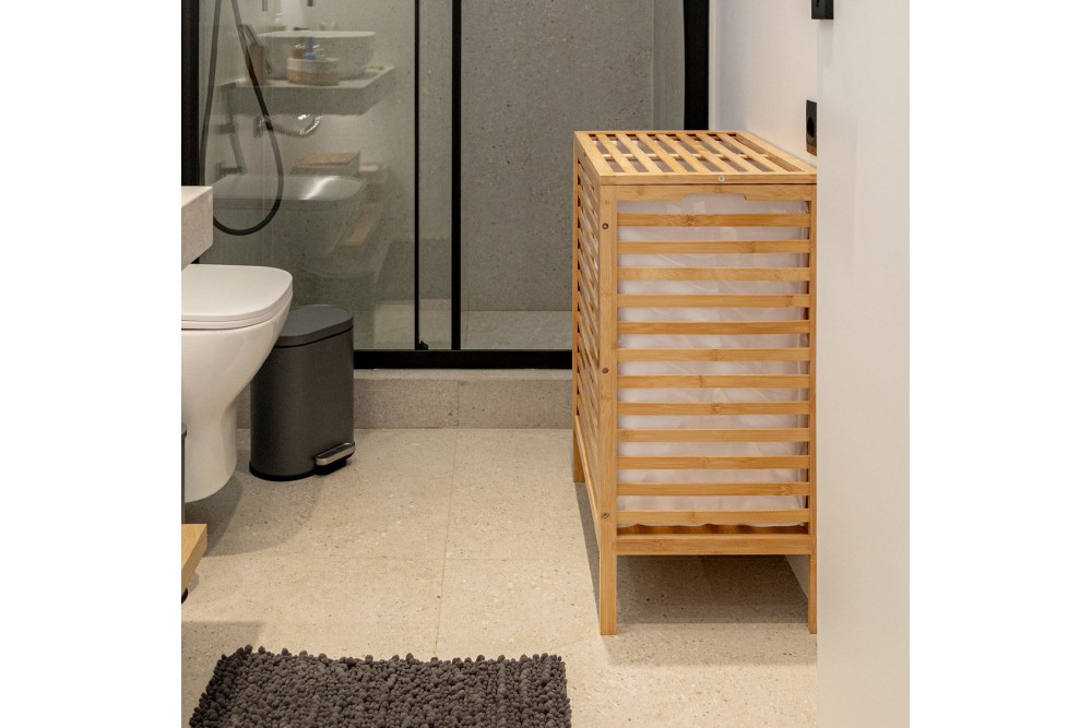 ESTIA ΚΑΛΑΘΙ ΑΠΛΥΤΩΝ BAMBOO ESSENTIALS 60lt ΔΙΠΛΟ