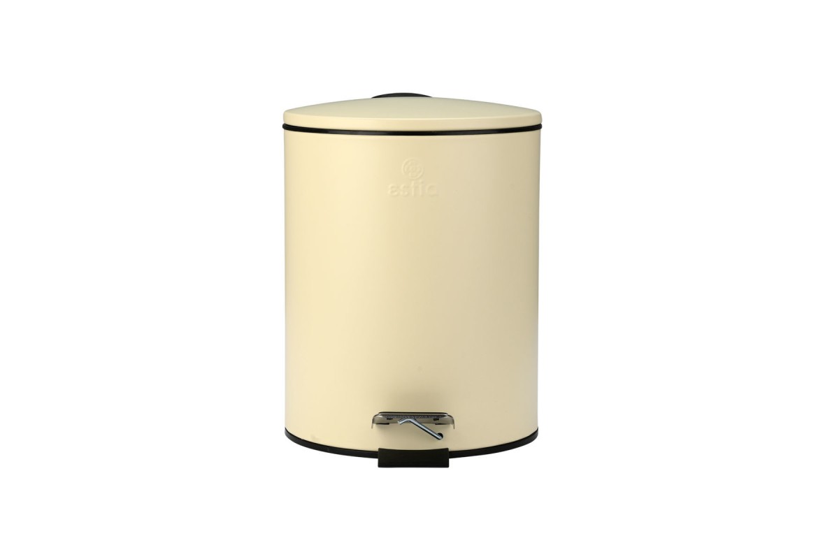 ESTIA ΧΑΡΤΟΔΟΧΕΙΟ ΜΠΑΝΙΟΥ CLASSIC SOFT CLOSE 5lt ΜΑΤ IVORY