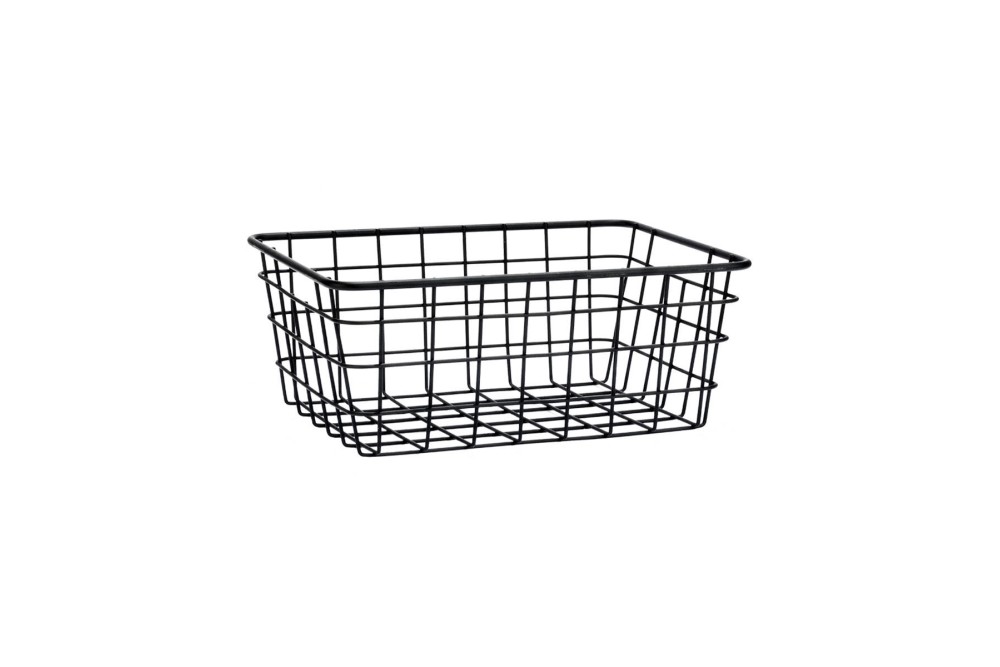 ESTIA ΚΑΛΑΘΙ ΟΡΓΑΝΩΣΗΣ ΜΕΤΑΛΛΙΚΟ 22x16x12cm ΜΑΥΡΟ