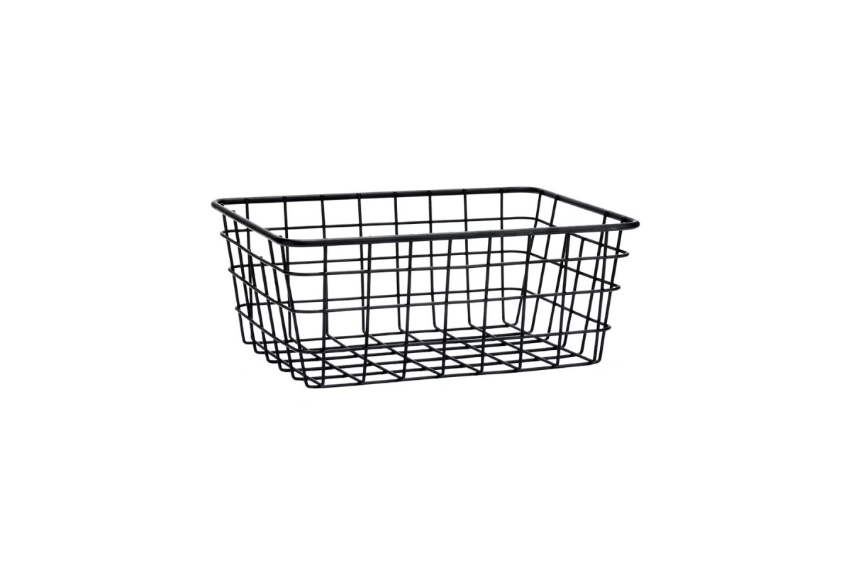 ESTIA ΚΑΛΑΘΙ ΟΡΓΑΝΩΣΗΣ ΜΕΤΑΛΛΙΚΟ 22x16x12cm ΜΑΥΡΟ