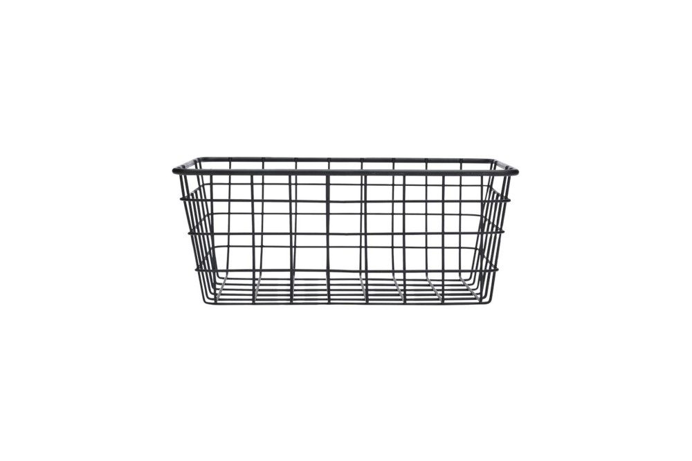 ESTIA ΚΑΛΑΘΙ ΟΡΓΑΝΩΣΗΣ ΜΕΤΑΛΛΙΚΟ 22x16x12cm ΜΑΥΡΟ