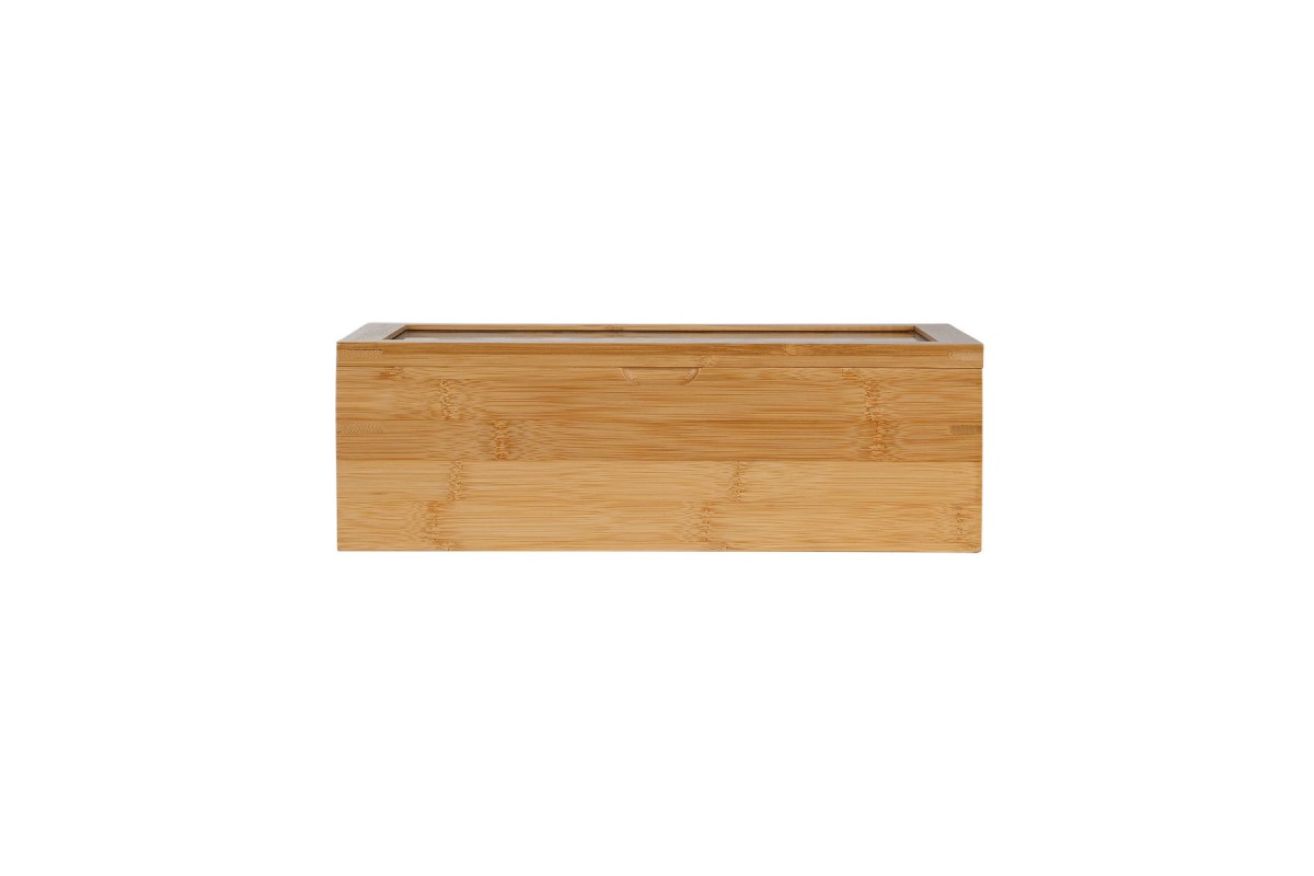 ESTIA ΚΟΥΤΙ ΑΠΟΘΗΚΕΥΣΗΣ ΒΑΜΒΟΟ 8 ΘΗΚΕΣ 31x19x9cm ΜΕ ΚΑΠΑΚΙ ESTIA ΚΟΥΤΙ ΑΠΟΘΗΚΕΥΣΗΣ ΒΑΜΒΟΟ 8 ΘΗΚΕΣ 31x19x9cm ΜΕ ΚΑΠΑΚΙ