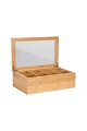 ESTIA ΚΟΥΤΙ ΑΠΟΘΗΚΕΥΣΗΣ ΒΑΜΒΟΟ 8 ΘΗΚΕΣ 31x19x9cm ΜΕ ΚΑΠΑΚΙ ESTIA ΚΟΥΤΙ ΑΠΟΘΗΚΕΥΣΗΣ ΒΑΜΒΟΟ 8 ΘΗΚΕΣ 31x19x9cm ΜΕ ΚΑΠΑΚΙ