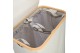 ESTIA ΚΑΛΑΘΙ ΑΠΛΥΤΩΝ BAMBOO ESSENTIALS 144lt ΜΕ ΚΑΠΑΚΙ ΚΑΙ 2 MESH BAGS 56x37x68cm ΓΚΡΙ
