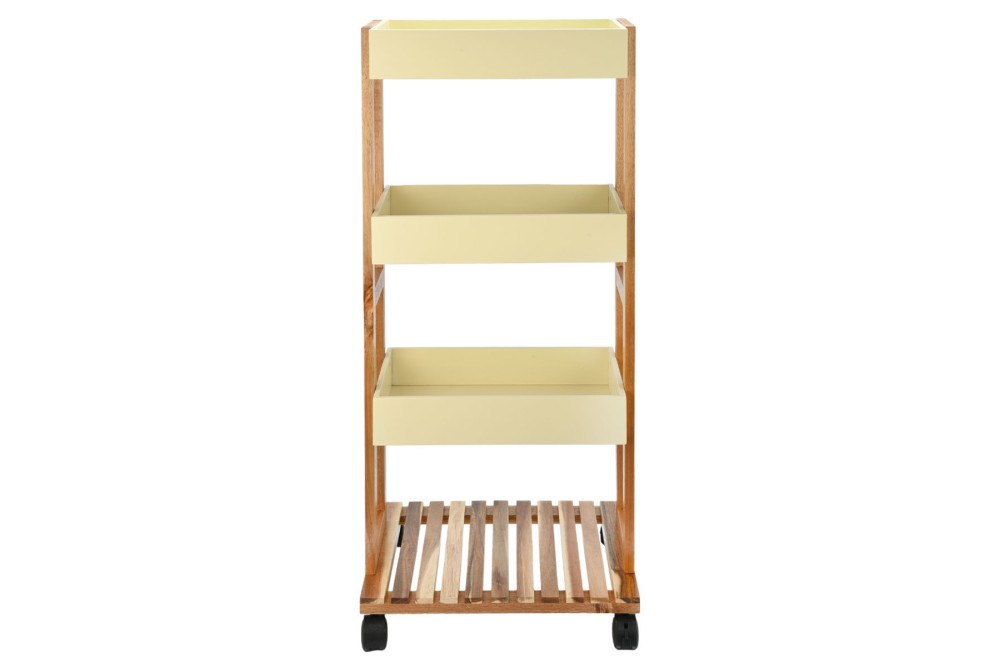 ESTIA ΤΡΟΛΕΪ ΑΠΟΘΗΚΕΥΣΗΣ ALLURE 4 ΕΠΙΠΕΔΩΝ IVORY