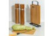 ESTIA ΣΕΤ ΕΠΙΦΑΝΕΙΕΣ ΚΟΠΗΣ BAMBOO ESSENTIALS 5 ΤΕΜ ΜΕ ΒΑΣΗ ΜΕΤΑΛΛΙΚΗ