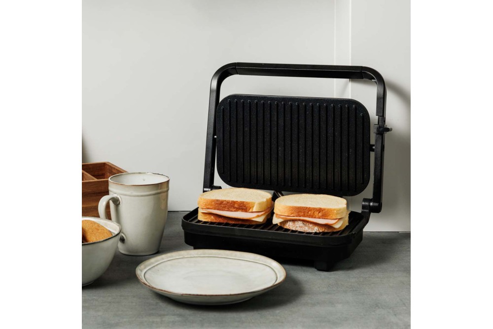 ESTIA ΤΟΣΤΙΕΡΑ INTENSE DARK 2 ΘΕΣΕΩΝ 1300w ΜΕ ΑΝΤΙΚΟΛΛΗΤΙΚΕΣ ΠΛΑΚΕΣ ΜΑΤ