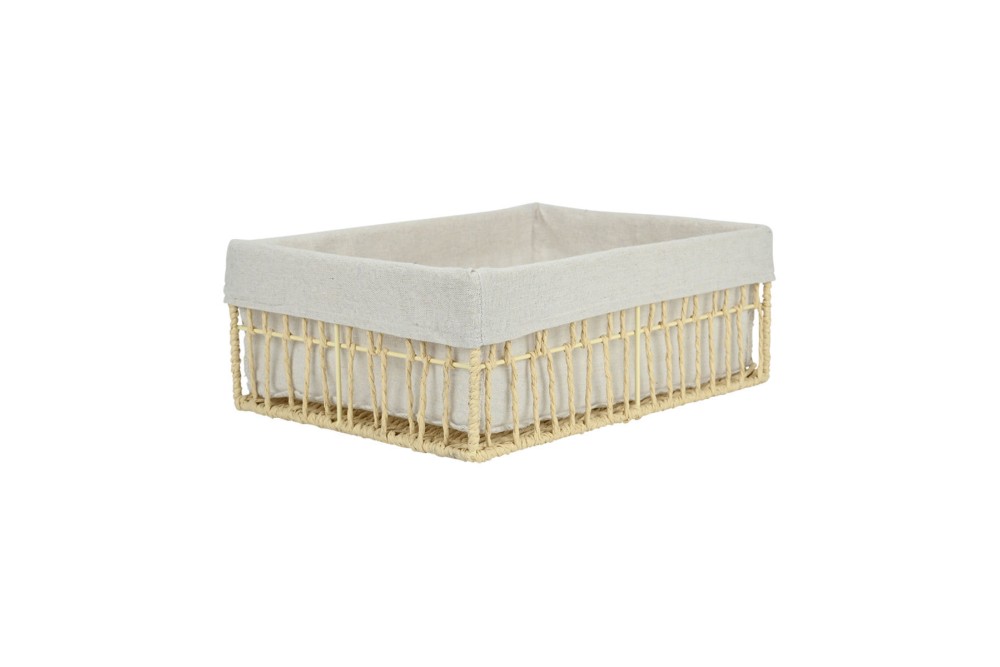 ESTIA ΚΑΛΑΘΙ ΑΠΟΘΗΚΕΥΣΗΣ & ΟΡΓΑΝΩΣΗΣ NEST 36×27×13cm ΜΠΕΖ