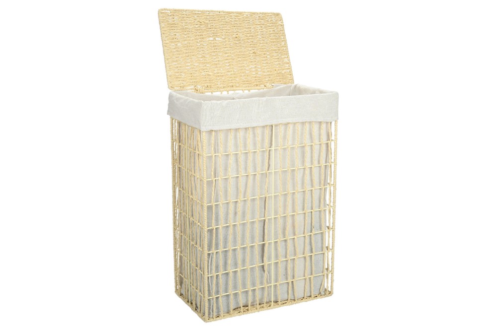 ESTIA ΚΑΛΑΘΙ ΑΠΛΥΤΩΝ NEST 37x22x55cm 2 ΘΕΣΕΩΝ ΜΠΕΖ