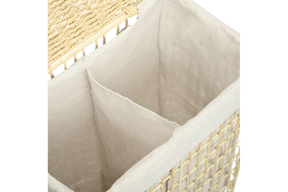 ESTIA ΚΑΛΑΘΙ ΑΠΛΥΤΩΝ NEST 37x22x55cm 2 ΘΕΣΕΩΝ ΜΠΕΖ