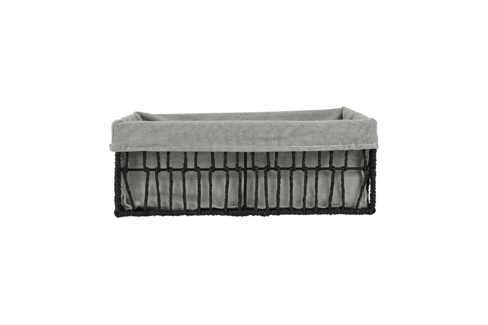 ESTIA ΚΑΛΑΘΙ ΑΠΟΘΗΚΕΥΣΗΣ & ΟΡΓΑΝΩΣΗΣ NEST 36×27×13cm ΜΑΥΡΟ